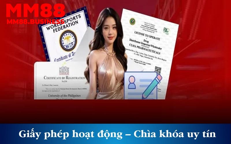 Điều kiện cần có để MM88 được cấp giấy phép hoạt động hợp pháp